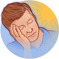 Excessive daytime sleepiness in narcolepsy icon